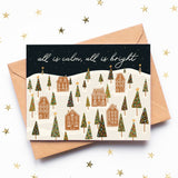 All is Calm Village Card
