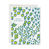 Wildflowers Birthday Card
