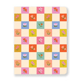 Softbound Medium Sketchbook | Petals + Checkers