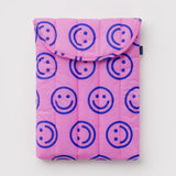 Puffy Laptop Sleeve 13"/14" | Pop Pink Happy