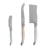 Laguiole Set of 3 Cheese Knives | Mother of Pearl