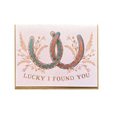 Lucky Us Horseshoe Card