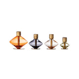 Glass Bubble Taper Holder | Assorted