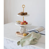 Cotton Marbled Tea Towel