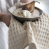 Cotton Weave Waffle Towel | Cream
