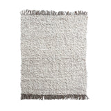 New Zealand Wool Blend Shag Throw