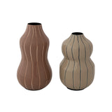 Enamel Striped Vase