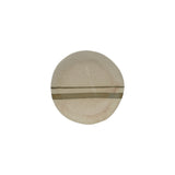 Stoneware Plate | Olive Stripe