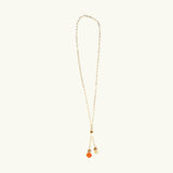 Aura Tie Necklace | Pink