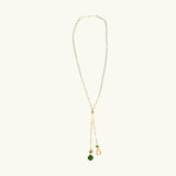 Aura Tie Necklace | Green