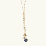 Aura Tie Necklace | Purple