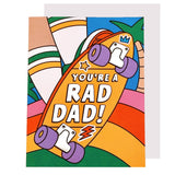 Rad Dad Skateboarder Card