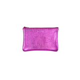 Small Zip Pouch | Matte Foil Orchid