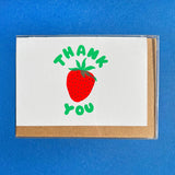 Strawberry Notecard | Box of Six