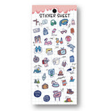 Clear Sticker Sheet | Travel 02
