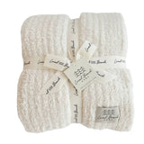 Ribbed Cozy Blanket | Cream
