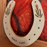 Ceramic Good Luck Horseshoe