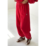 French Terry Balloon Pants | Red Tulip