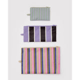 Flat Pouch Set | Candy Shop Stripes