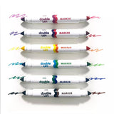 Double Up Double Ended Markers | Set of 6