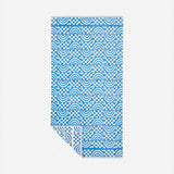 Coco Rainbow Woven Towel | Periwinkle