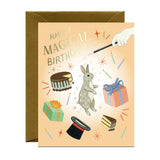 Magical Bunny Birthday Card