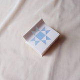 Faded Denim Quilt Claw Clip