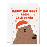 Santa Bear Card