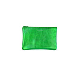 Small Zip Pouch | Matte Foil Verdant