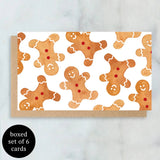 Gingerbread Mini Boxed Notes | Set of 6
