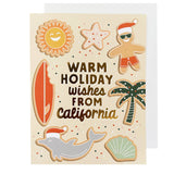 Warm Holiday Wishes Cookie Card