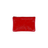 Small Zip Pouch | Candy Patent Vermillion