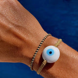Evil Eye Bracelet | Cream