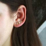 Opal Lightning Studs | 18K GV