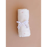 Muslin Cotton Swaddle | Pink Bow