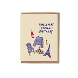 French Birthday Card