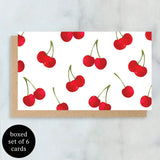 Cherries Mini Boxed Notes | Set of 6