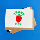 Strawberry Notecard | Box of Six