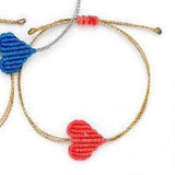Darling Heart Bracelet | Salmon + Gold