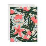 Pink Azalea Card