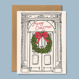 Festive Door Holiday Card