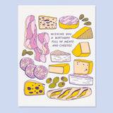 Meats + Cheeses Birthday Card