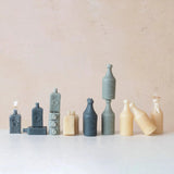 Vintage Bottle Shaped Candle | Cream