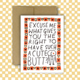 Cute Butt Card