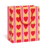 Gift Bag | Heart Stripes