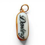 Porcelain Charms | Love + Luck