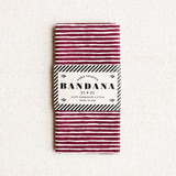 Striped Bandana | Wine