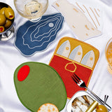 Set of 4 Cocktail Napkins | Hors D'oeuvres