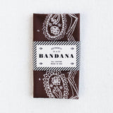 Sketched Paisley Bandana | Brown