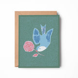 Blue Bird Card